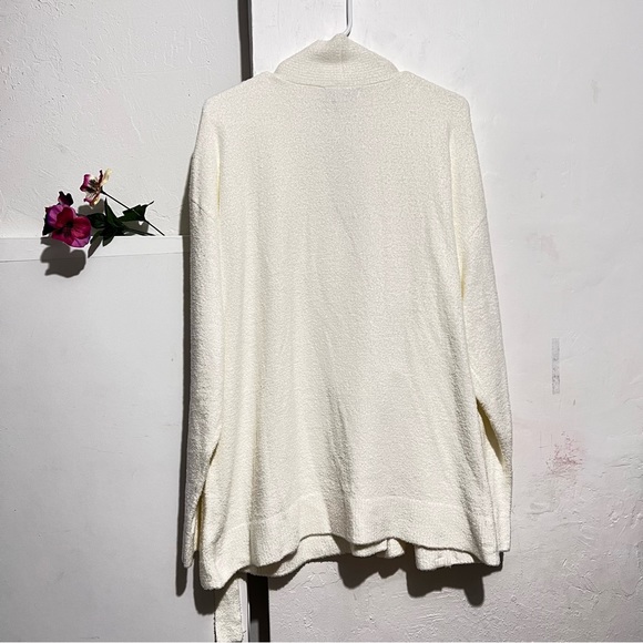 Barefoot Dreams cardigan ivory sweater: Box O - Picture 7 of 11
